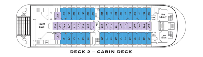 American Queen Steamboat Company - American Countess - Deck 4 Cabin.png